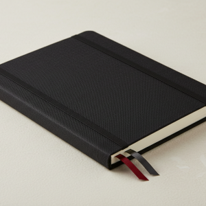 A5 Fabric Cover Notebook - Premium Cloth Bound Journal with Thick Ink-Proof Paper