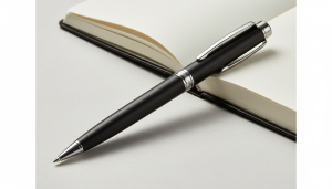 Professional Metal Writing Pen - Heavy-Duty Stainless Steel Body with Refillable Ink