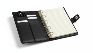 3-in-1 Smart Journal - A5 Notebook with Built-in 8000mAh Powerbank and Card Organizer