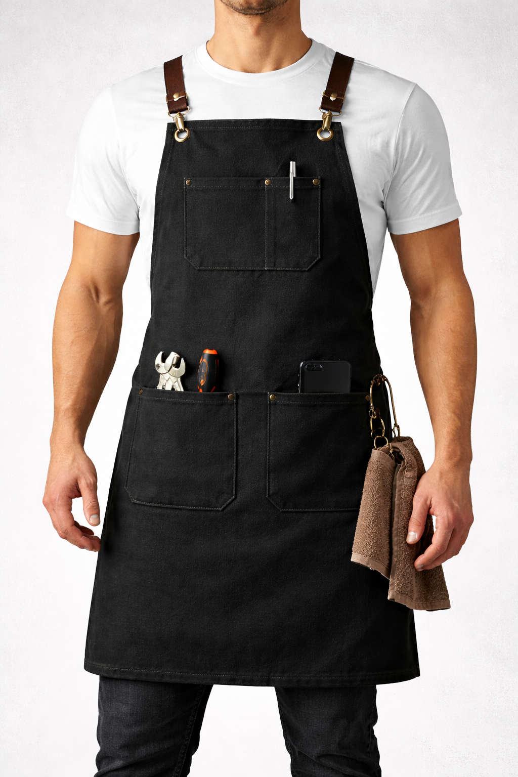 ChatGPT Image Feb 1, 2026, 06_30_54 PM Professional Grade Heavy-Duty Canvas Apron