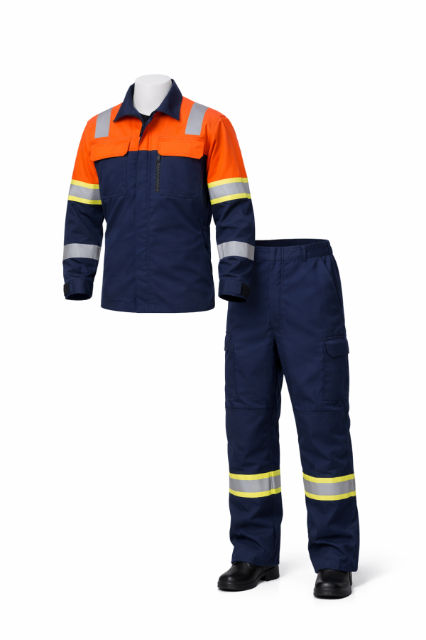 Professional Two-Piece Hi-Viz Workwear Set