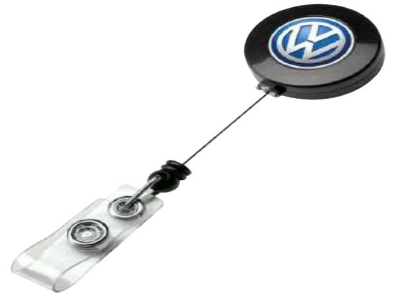 UM-CGG-10 Retractable ID Badge Holder with Belt Clip - Promotional Round Badge Reel for Offices & Hospitals