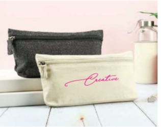 Travel Makeup & Accessory Pouch with Reinforced Zipper - Durable Storage for Home & Office
