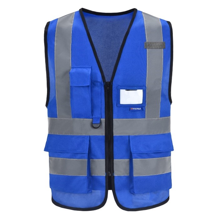 UM-WW-09 Multi-Pocket Hi-Viz Executive Safety Vest - Image 3