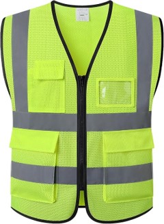 Multi-Pocket Hi-Viz Executive Safety Vest